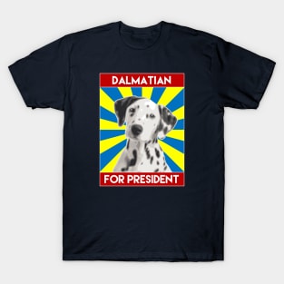 Dalmatian For President T-Shirt